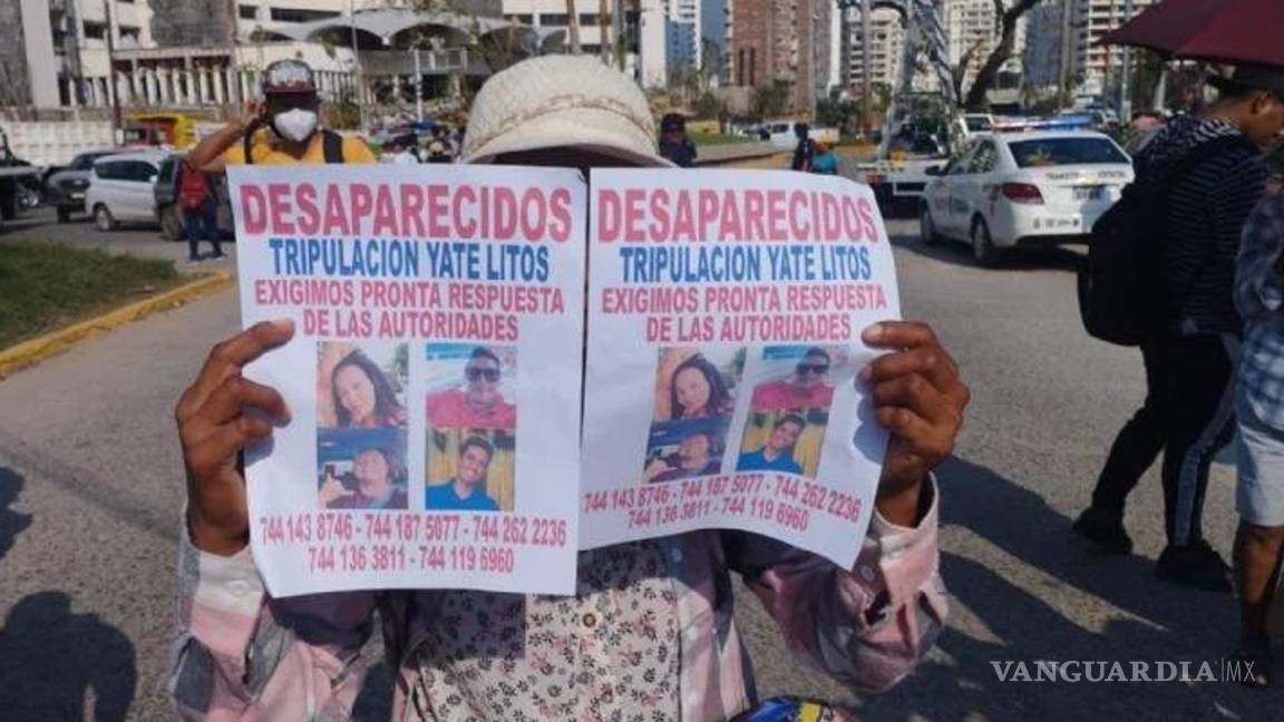 ‘La Marina ya no quiere buscar’, familiares de marineros desaparecidos exigen ampliar su búsqueda