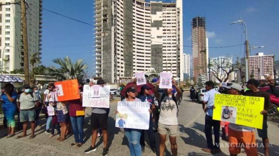 $!‘La Marina ya no quiere buscar’, familiares de marineros desaparecidos exigen ampliar su búsqueda