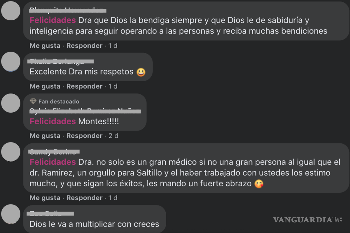 $!Saltillo le aplaude a Guadalupe, la doctora que realizó gratis una cirugía única en México