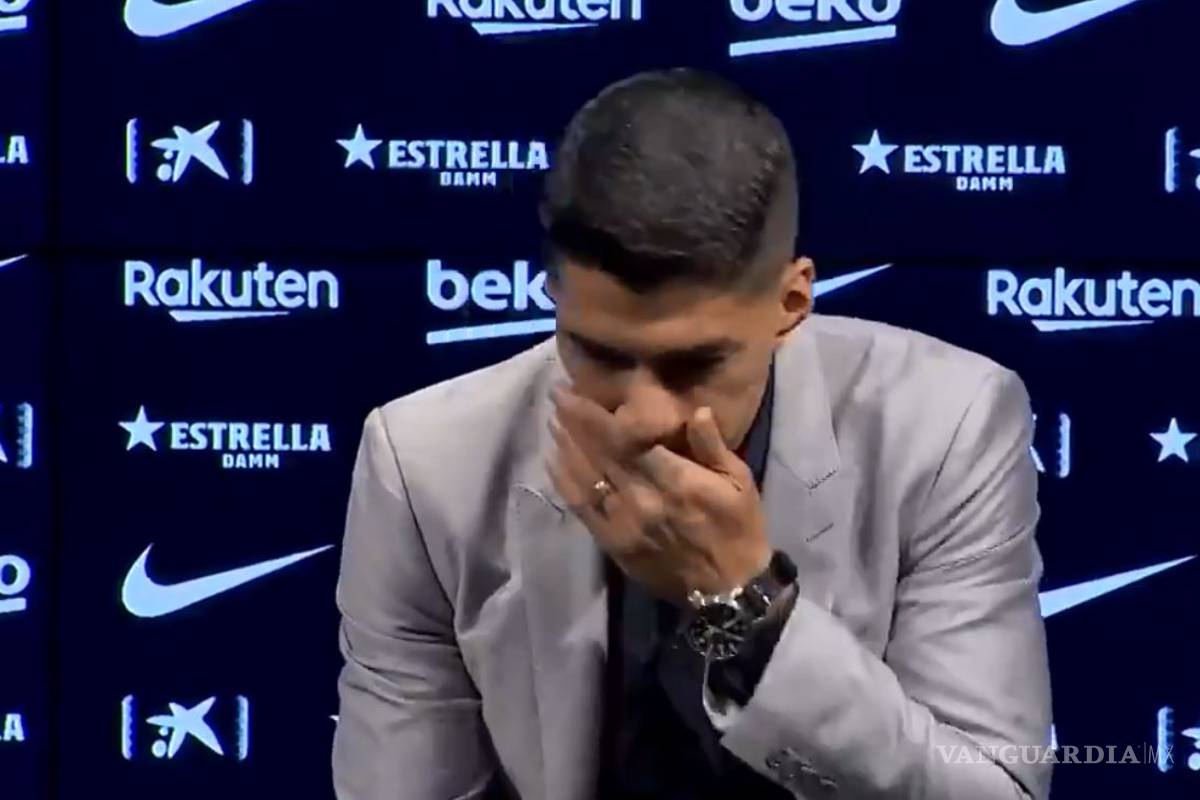 Luis Suárez se despide entre lágrimas del Barcelona