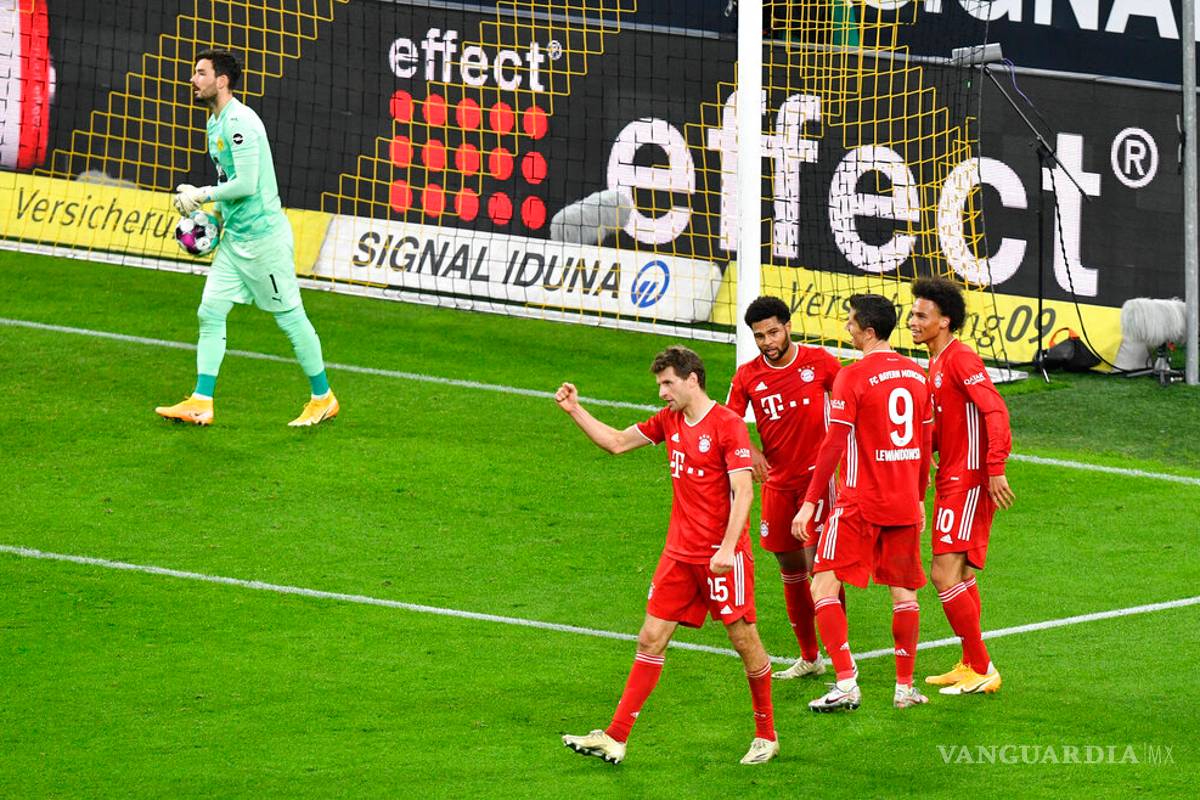 Bayern Munich es el líder de la Bundesliga tras vencer al Borussia Dortmund