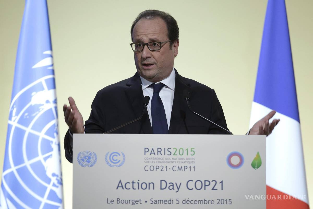 Acuerdo sobre clima implica superar intereses nacionales: Hollande