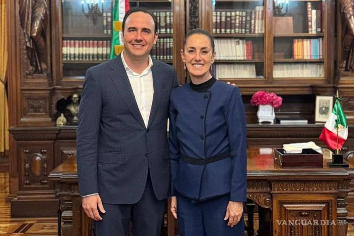 Revisa Manolo Jiménez proyectos para Coahuila con Claudia Sheinbaum