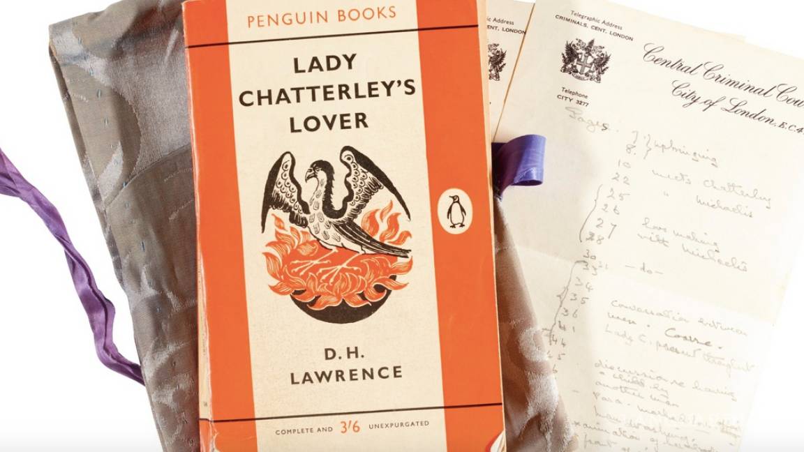 Subastan ejemplar de “El amante de Lady Chatterley” usado en juicio