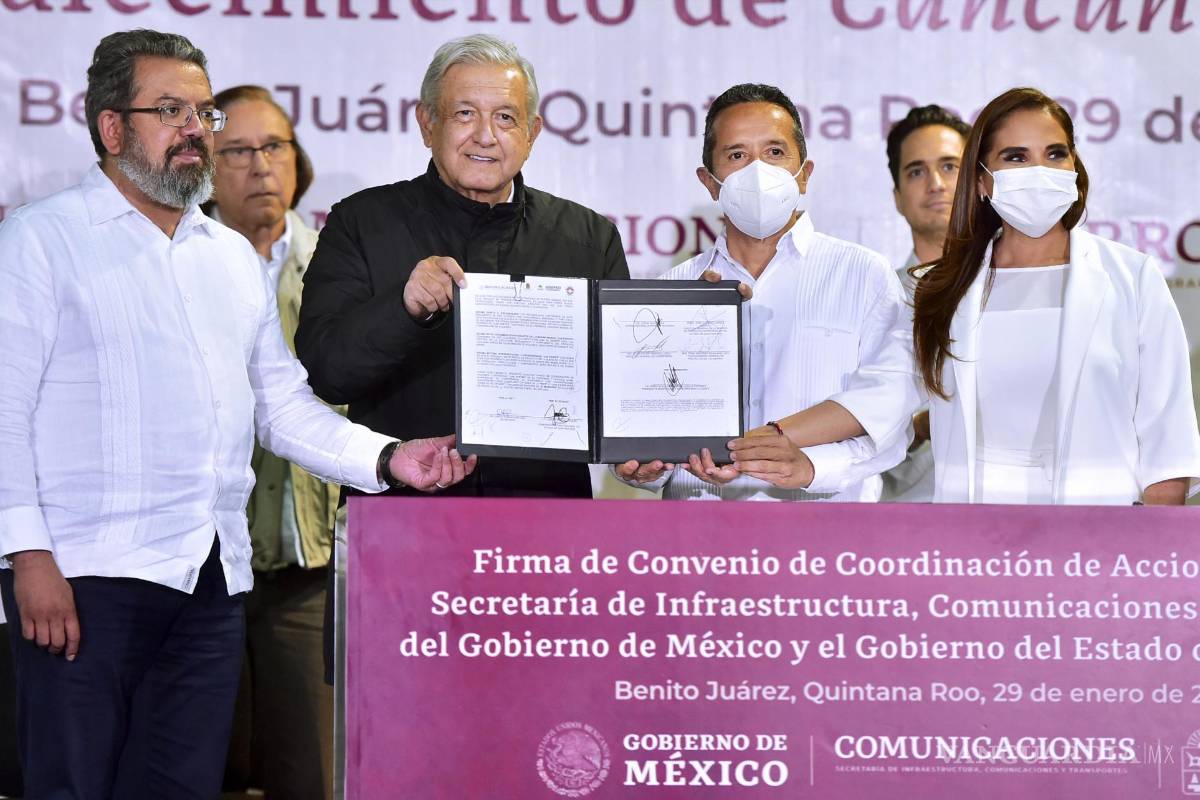 Vuelve AMLO a las giras tras superar COVID y cateterismo; supervisa construcción del Tren Maya
