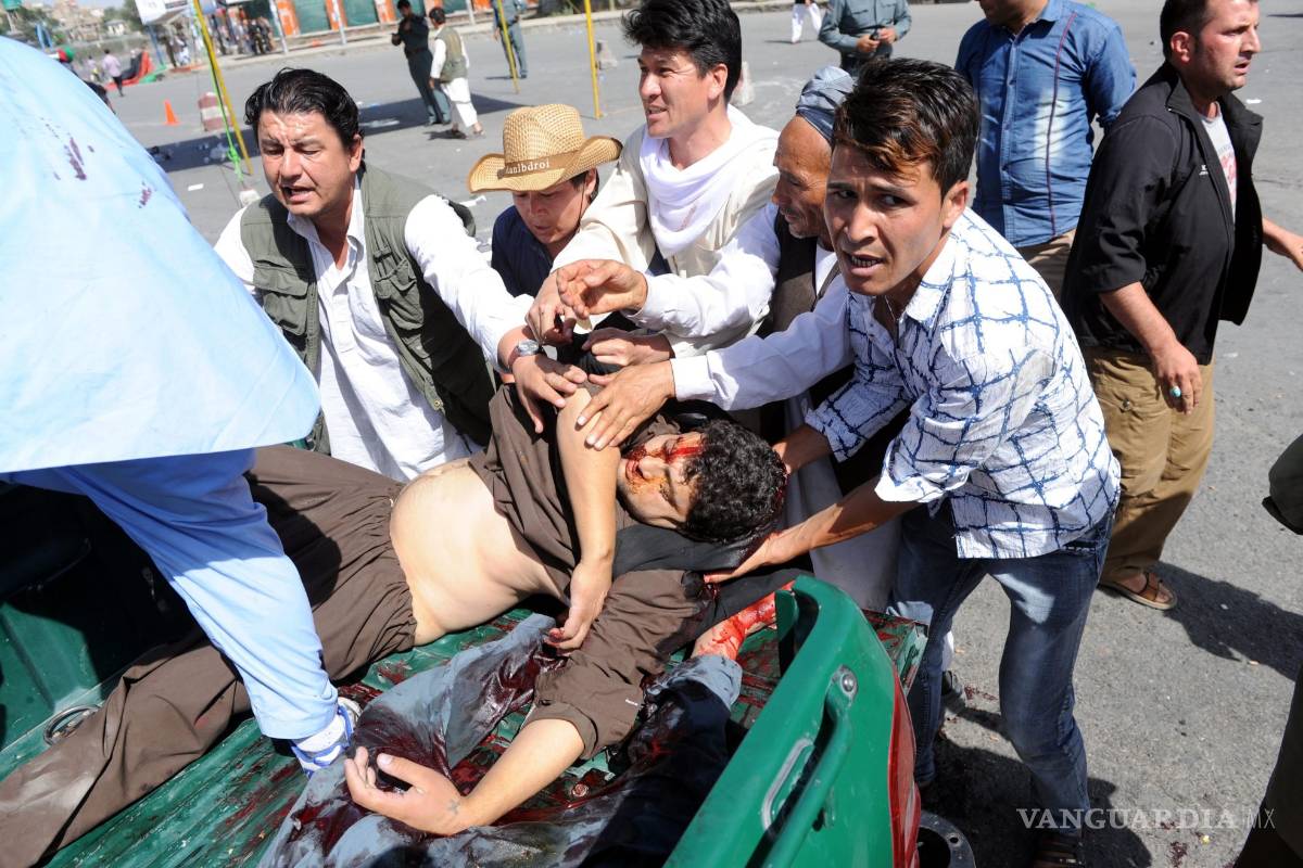 Sube a 80 la cifra de muertos en atentado de Kabul; más de 200 heridos