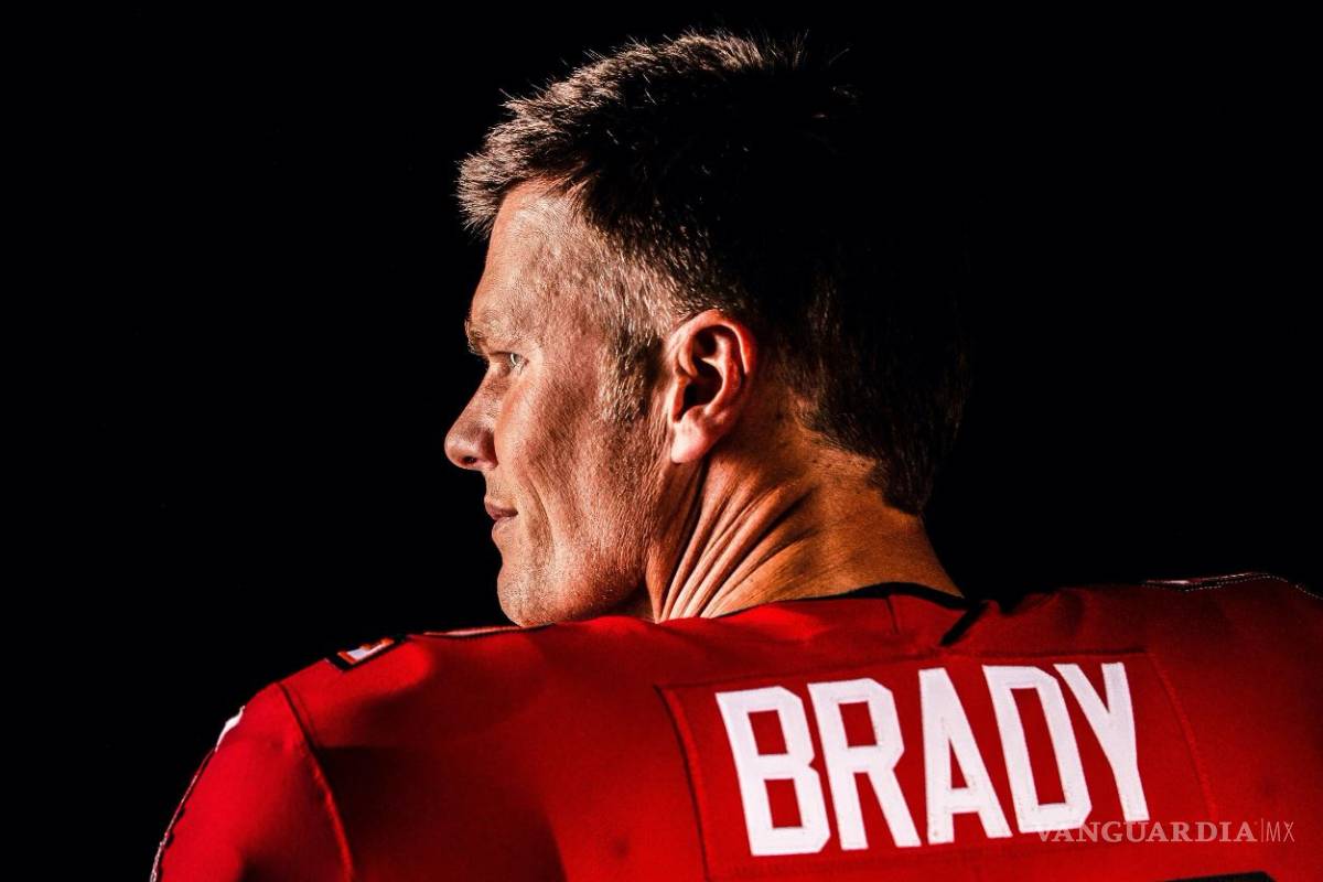 Así luce Tom Brady con el uniforme de los Buccaneers