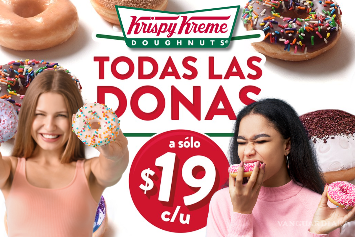 ¿Un gustito? Krispy Kreme pone TODAS sus donas a 19 pesos durante estos días