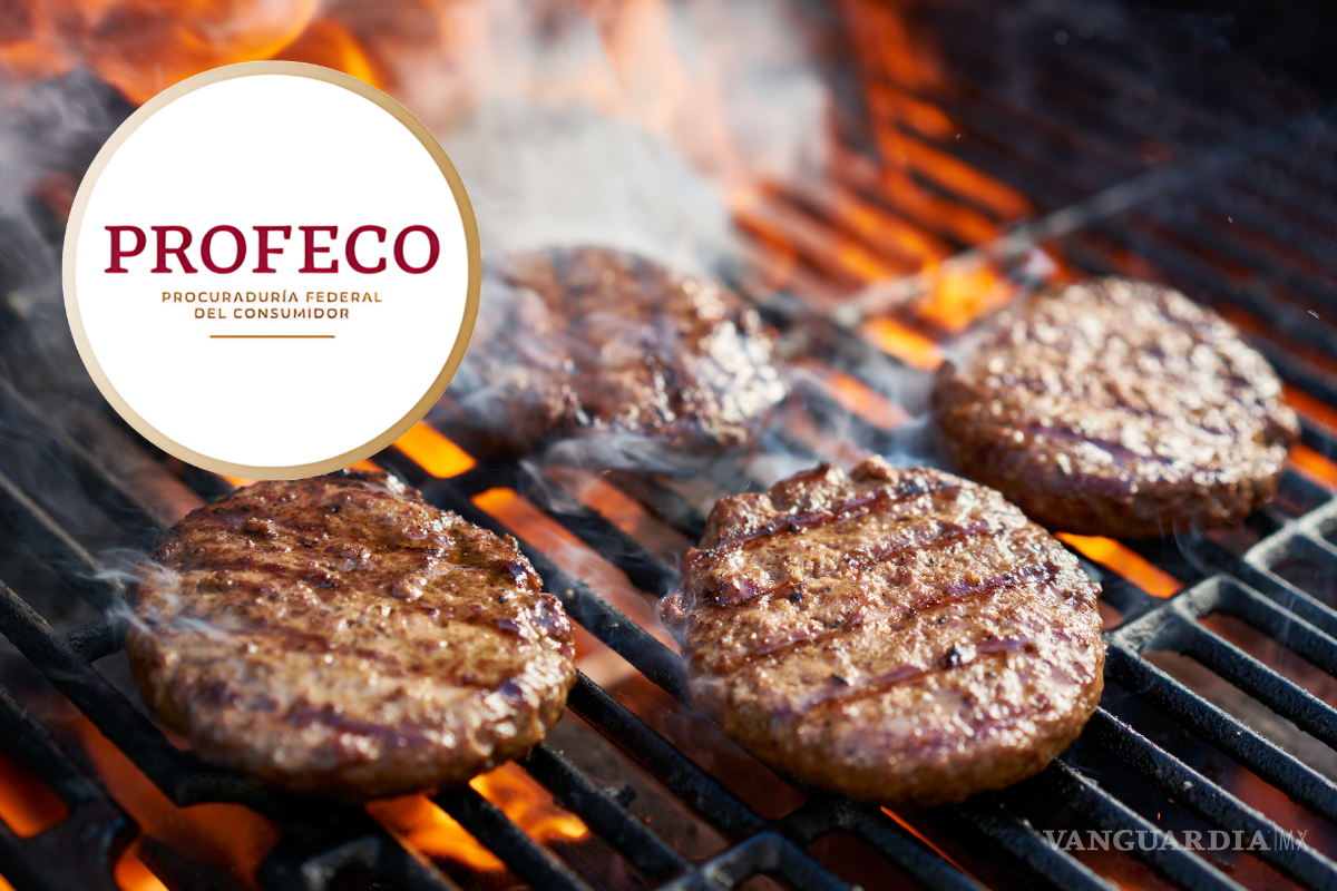 Estas son las carnes para hamburguesa que sí son de res y no contienen soya, según Profeco