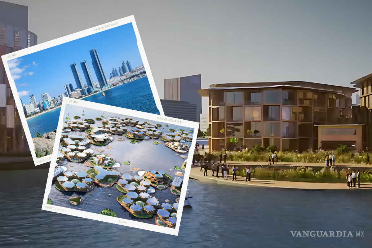 Corea del Sur busca tener la primera ciudad flotante en el mundo, tras incremento en el nivel del mar