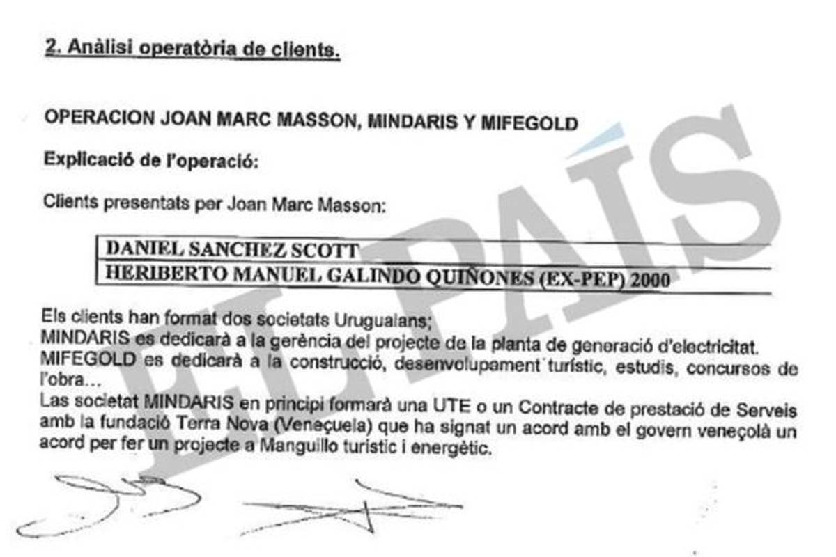 $!Senador del PRI planeó cobrar en Andorra 127 millones de euros de Petróleos de Venezuela: El País