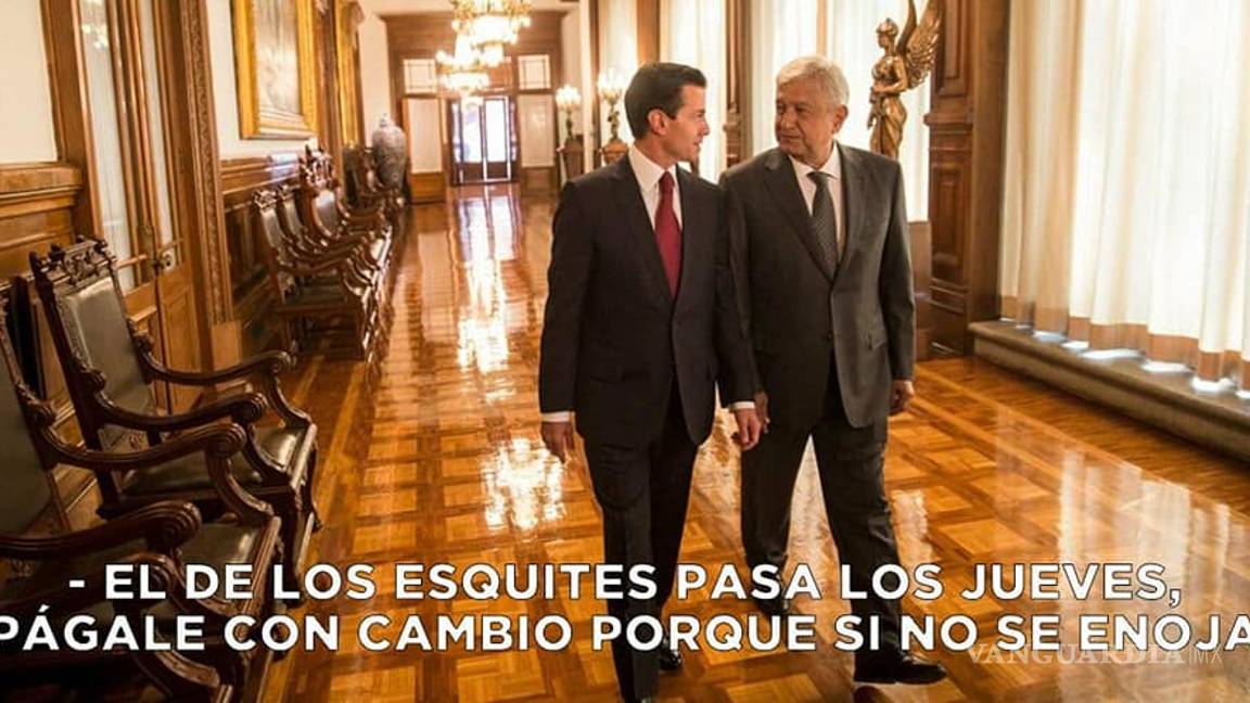 $!Peña Nieto le da consejos a AMLO en estos memes