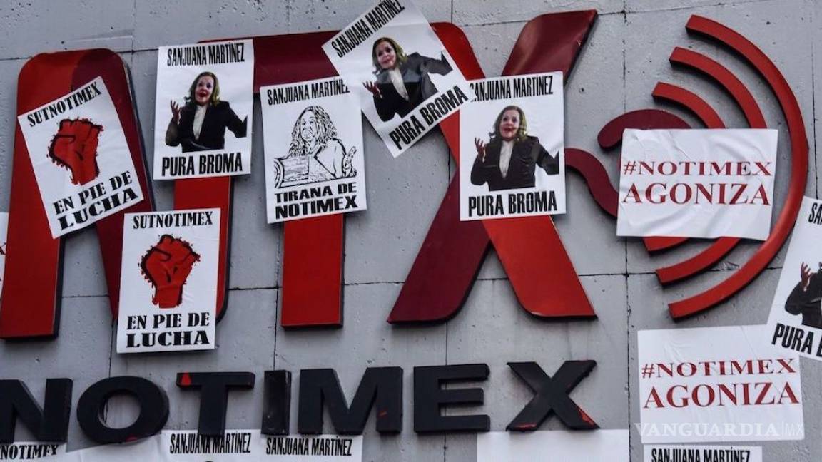 Ordenan a Notimex reinstalar a Adriana Urrea; Sanjuana Martínez desconoce la orden