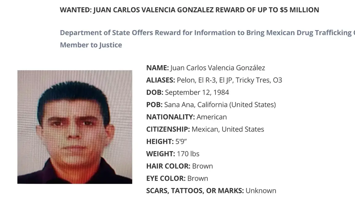 $!Juan Carlos Valencia, hijastro de ‘El Mencho’, sería el nuevo líder del CJNG, según WSJ