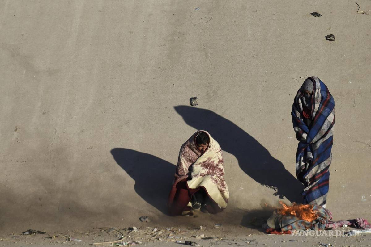 Padecen migrantes hasta -8 grados en Ciudad Juárez