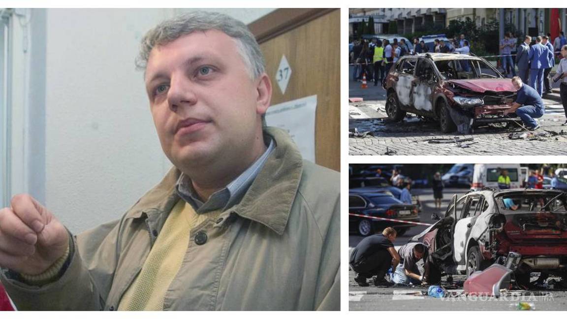 $!Periodista ucraniano muere en atentado con coche bomba en Kiev