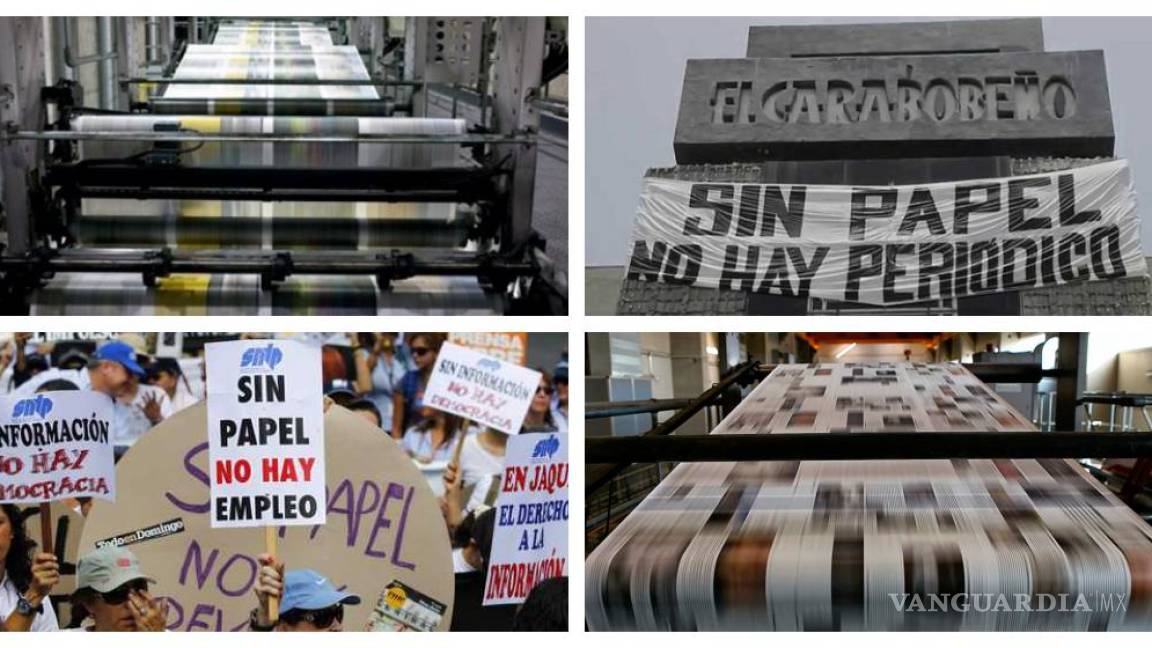 Crisis en periódicos independientes de Venezuela por falta de papel