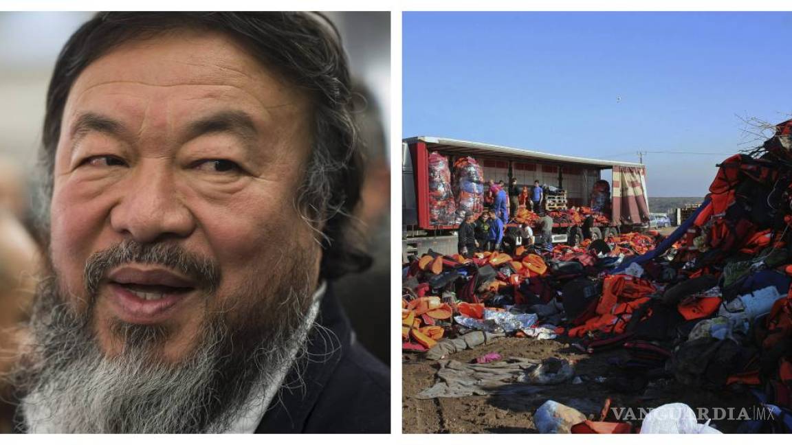 Creará Ai Weiwei una obra de arte con 14 mil chalecos salvavidas