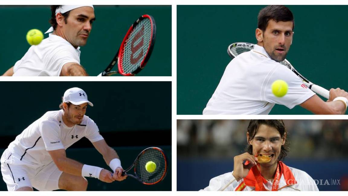 Djokovic, Murray, Federer y Nadal se citan en Río 2016