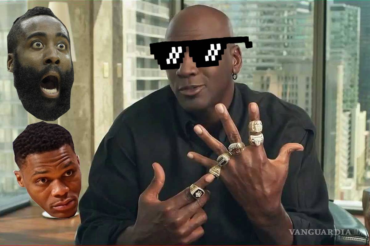 "Los récords son buenos, pero es mejor ganar anillos": Michael Jordan pone en su lugar a Harden y a Westbrook