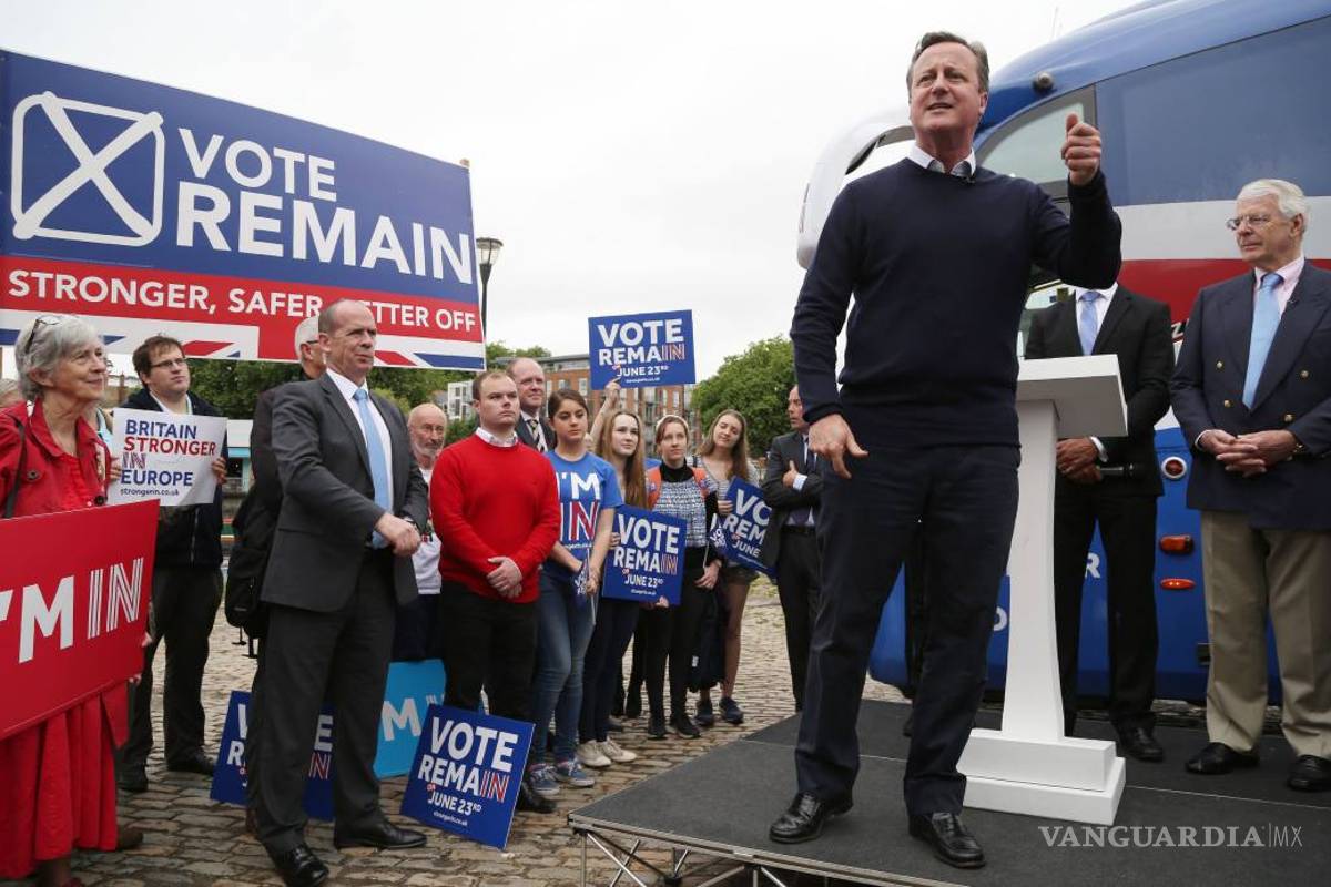 “Nadie sabe lo que va a pasar”: David Cameron