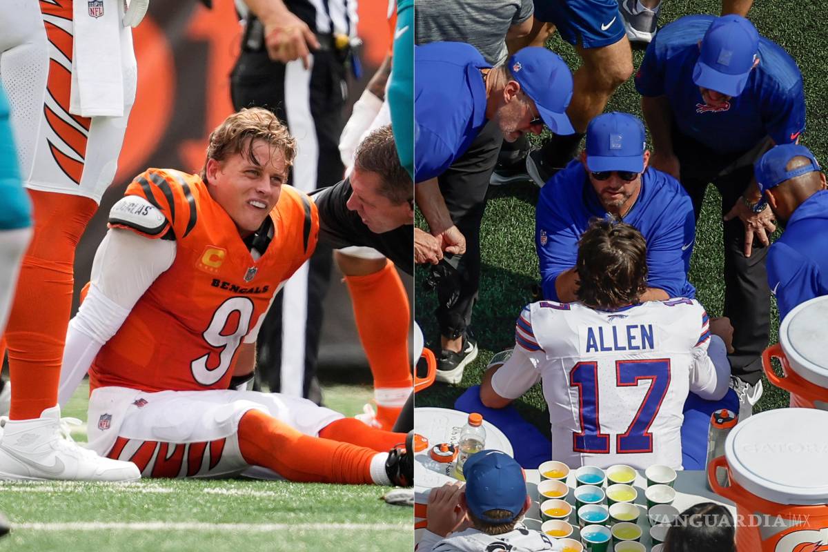 Bengals y Bills triunfan pese a lesiones de Burrow y Allen en la Semana 2 de la NFL