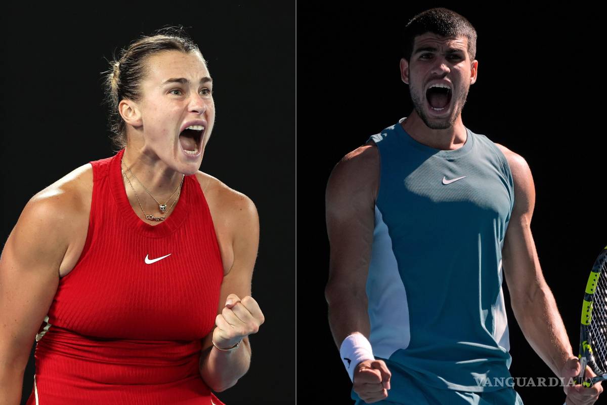 Australian Open tiene el camino definido para Alcaraz, Sinner y Sabalenka