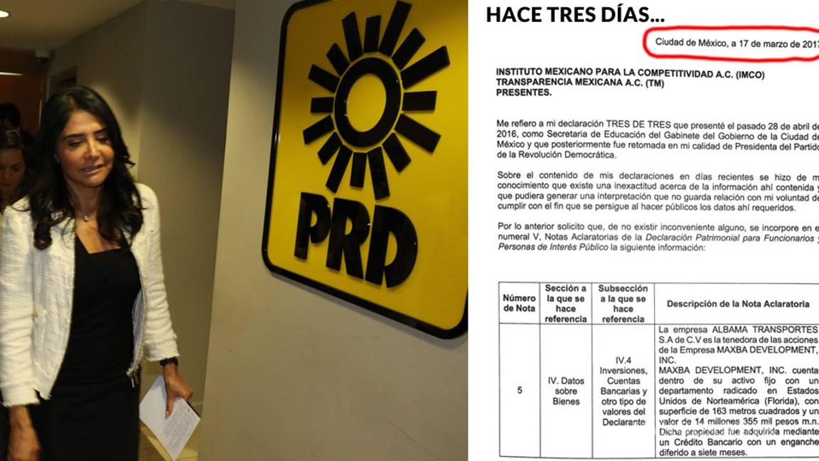 $!Alejandra Barrales declara departamento de un millón de dólares en Miami después de entrevista con Univision