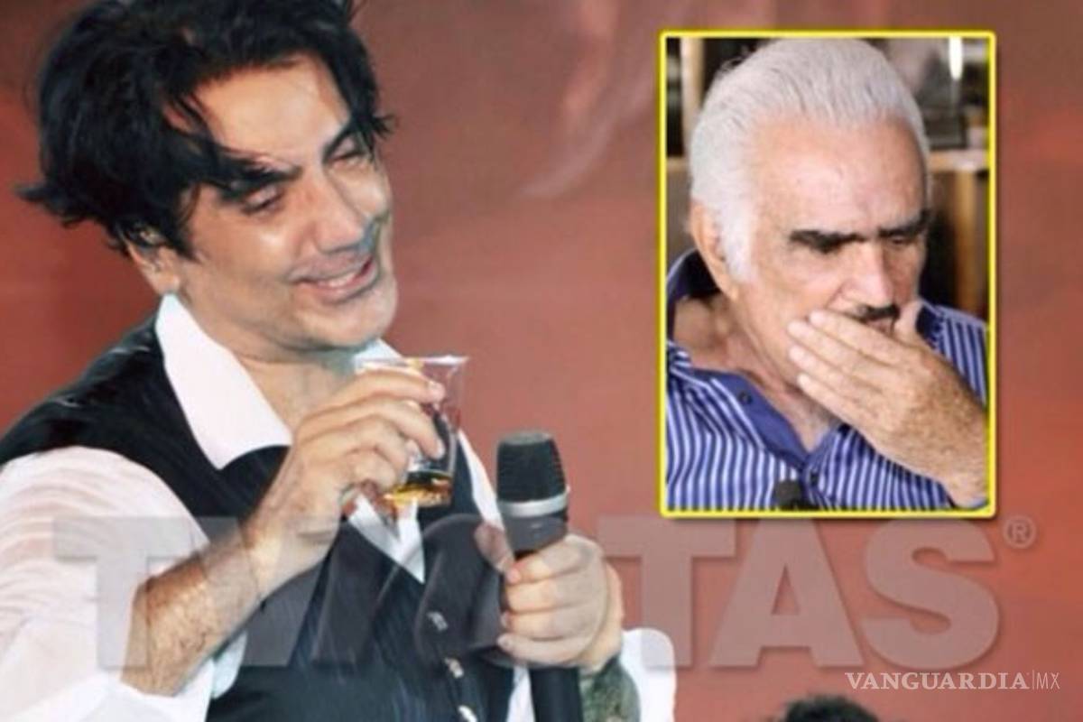 Vicente Fernández no le dejará herencia a Alejandro Fernández por 'borracho y adicto'