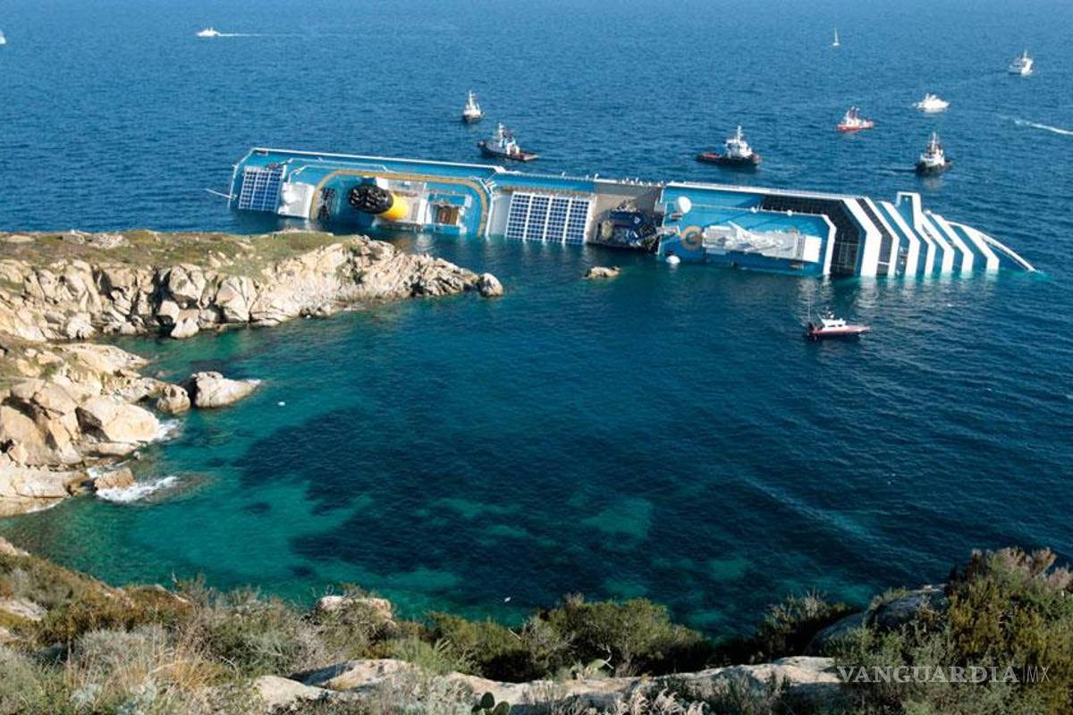 En junio serán retirados restos del Costa Concordia