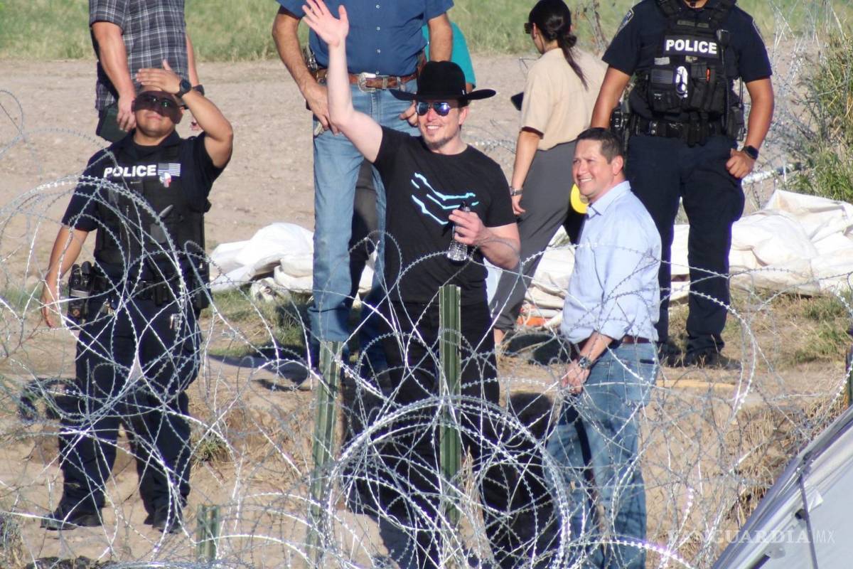 Elon Musk en Eagle Pass. Urge la migración soluciones efectivas, no políticas