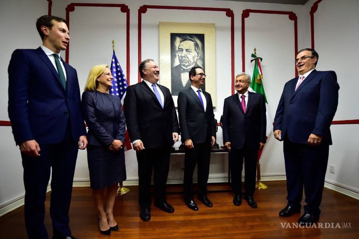 $!AMLO entregó una propuesta de base de entendimiento entre México y EU: Ebrard