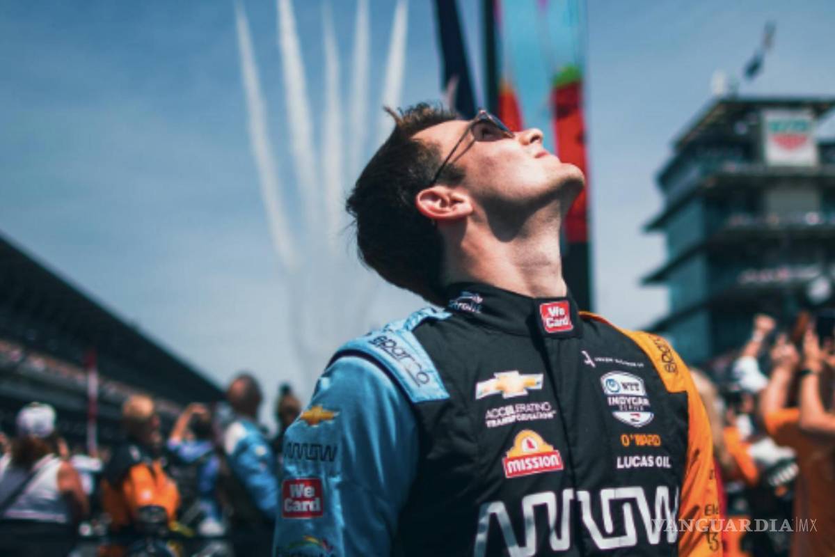 Patricio O’Ward, el joven piloto mexicano de Arrow McLaren SP que sorprendió en las 500 Millas de Indianápolis