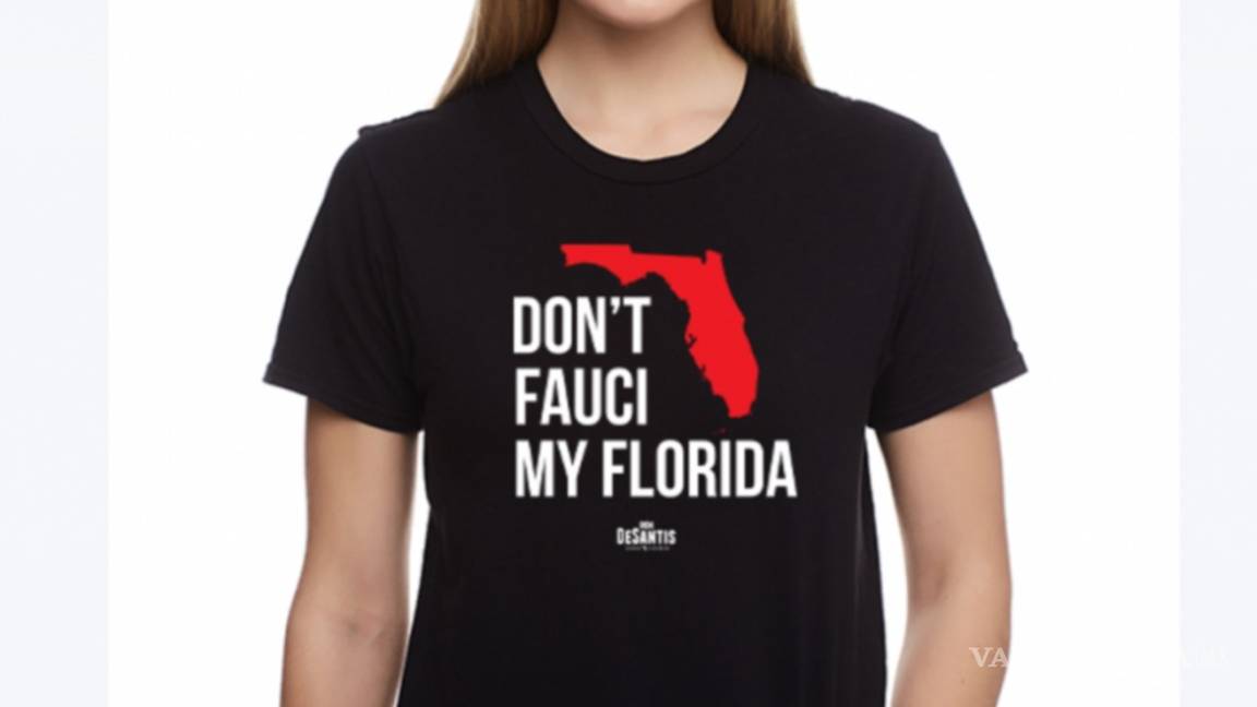 $!Ron DeSantis, gobernador de Florida, vende camisetas contra las medidas anticovid