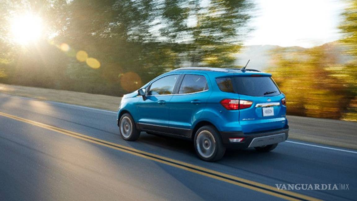$!Ford EcoSport con motor de 3 cilindros, ya disponible en México
