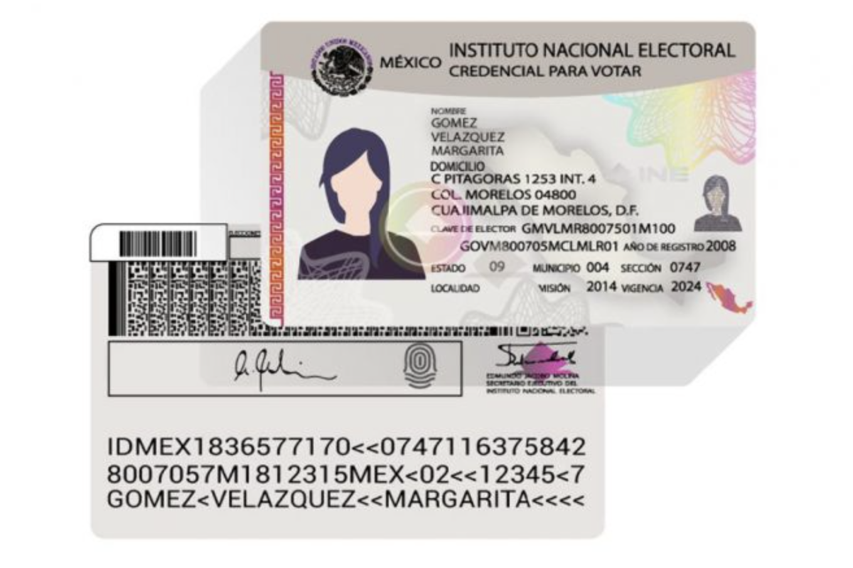 $!La INE contiene información sensible como nombre completo, domicilio, CURP y fotografía.