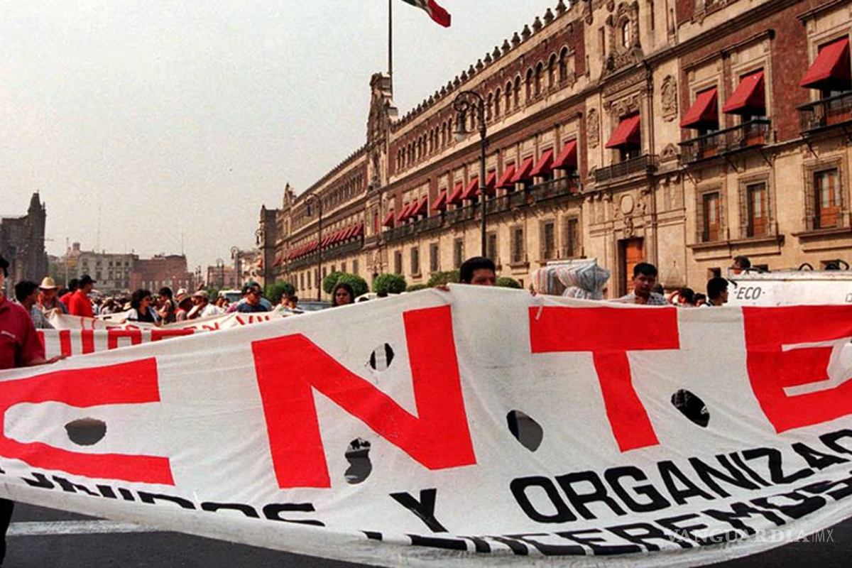 CNTE anuncia paro indefinido de labores a partir del 15 de mayo