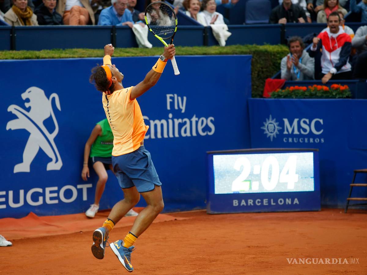 $!Nadal gana título en Barcelona e iguala récord de Vilas en arcilla