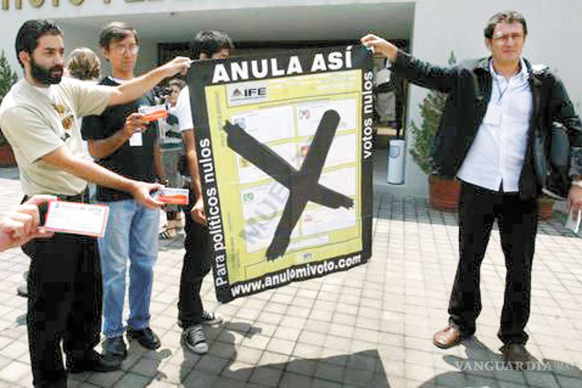 En 2016 la disputa será en contra del voto nulo; algo inútil, según expertos