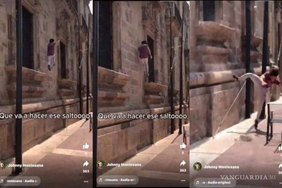 Influencer dañó Palacio de Gobierno de Jalisco al hacer parkour; enfrenta cárcel y pagar 100 mil pesos