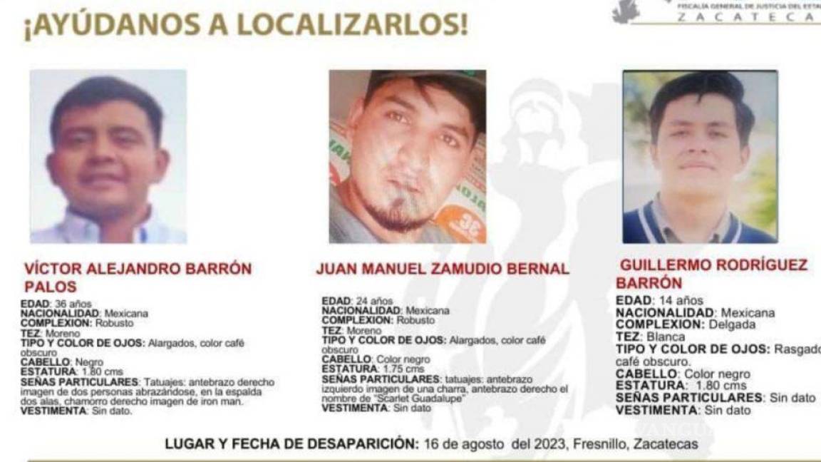 Desapareció triatleta junto a tres personas más en Fresnillo, Zacatecas