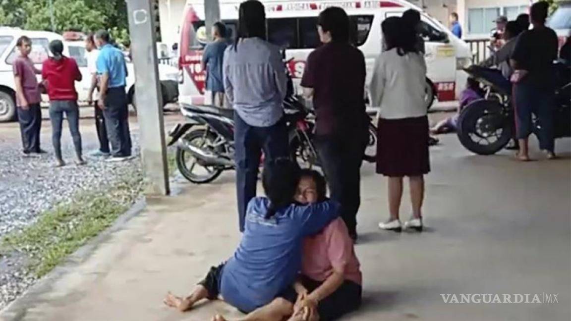 Expolicía asesina a 34 personas en Tailandia; 22 niños entre las víctimas
