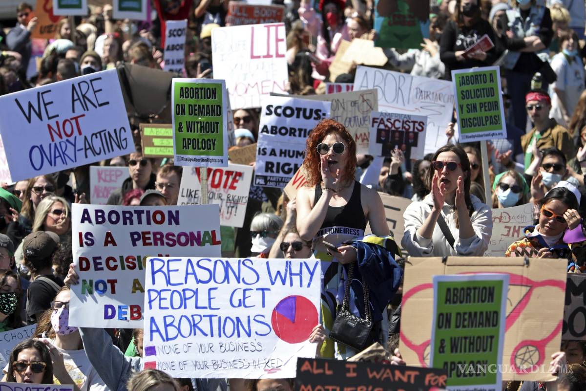 Toma calles de EU lucha por el derecho al aborto
