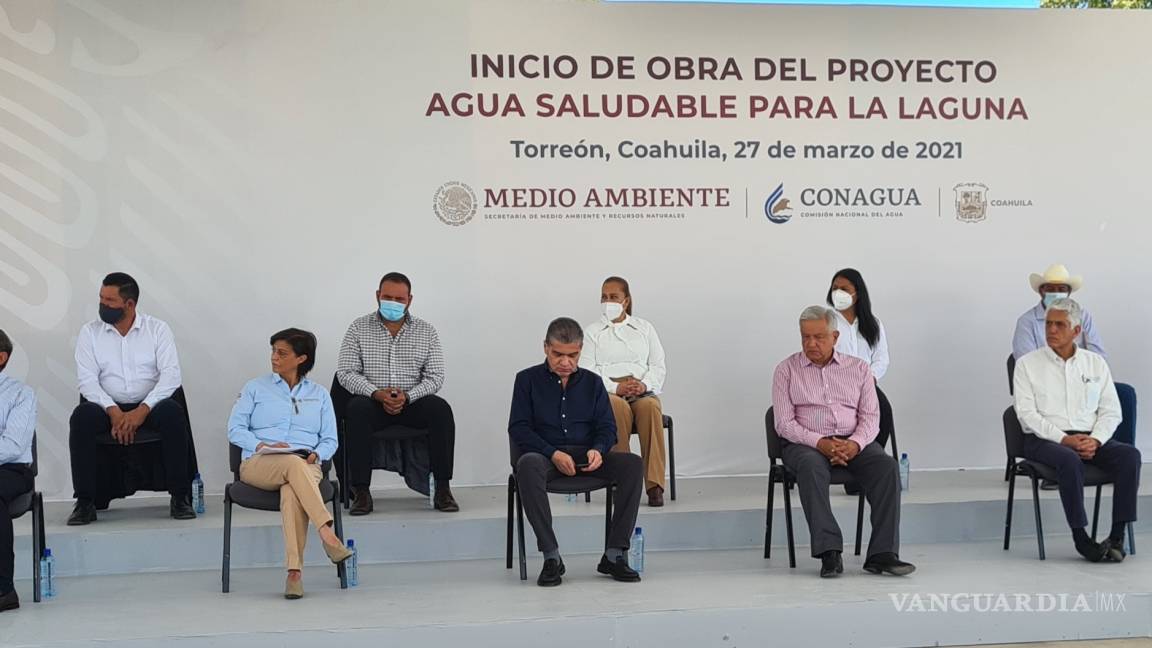 AMLO en Torreón: La próxima semana da inicio la primera etapa del proyecto ‘Agua Saludable para La Laguna'