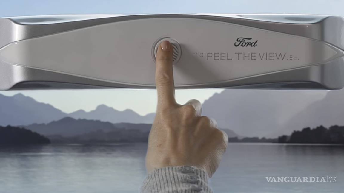 Ford crea ventana que permite a ciegos 'ver' el paisaje a través del tacto
