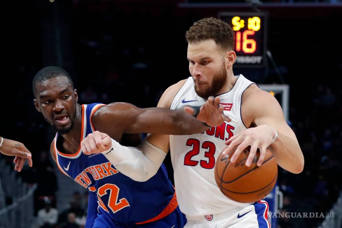 Pistons vence a los Knicks con gran actuación de Griffin