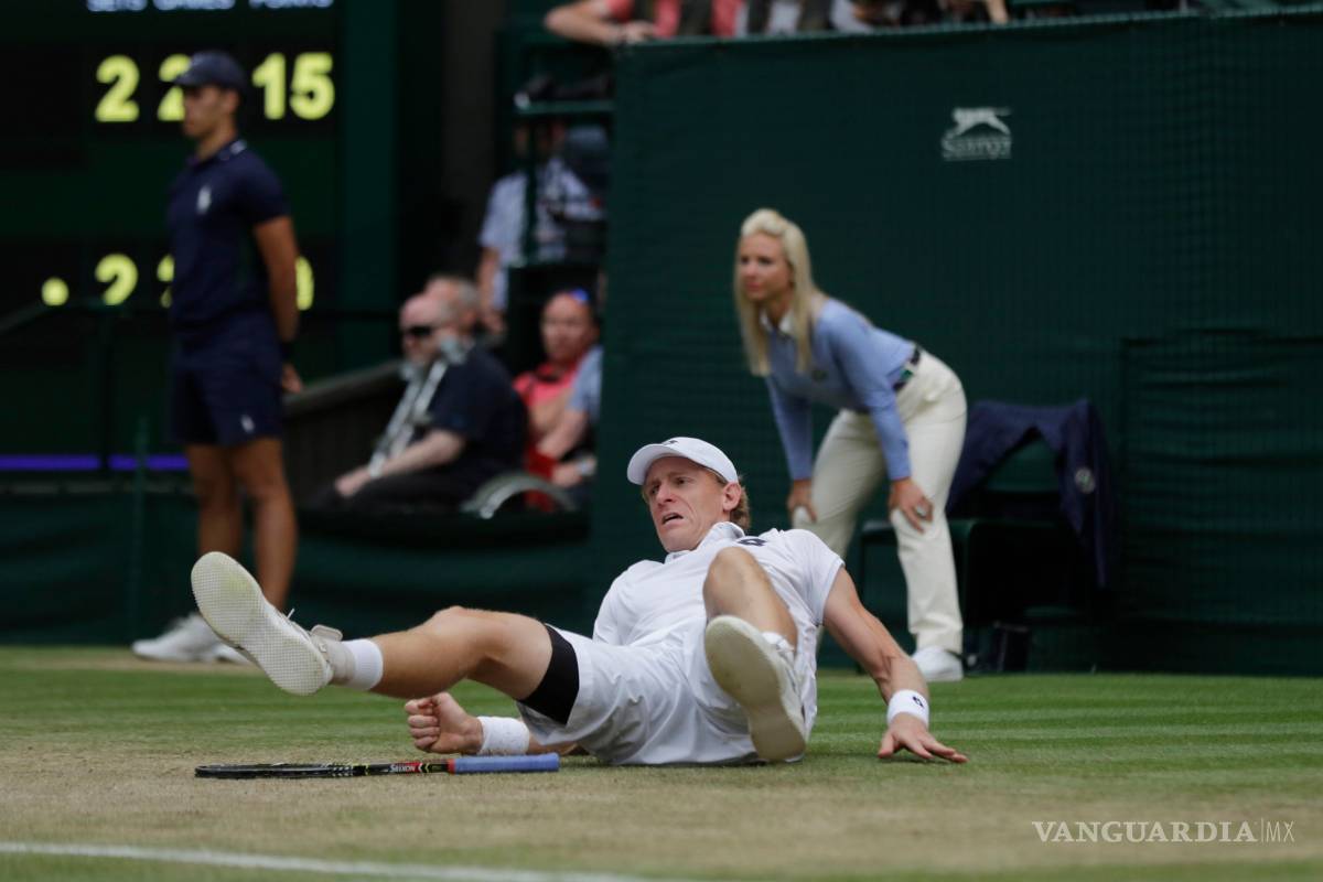 $!En un maratónico partido, Kevin Anderson vence a John Isner y está en la Final de Wimbledon