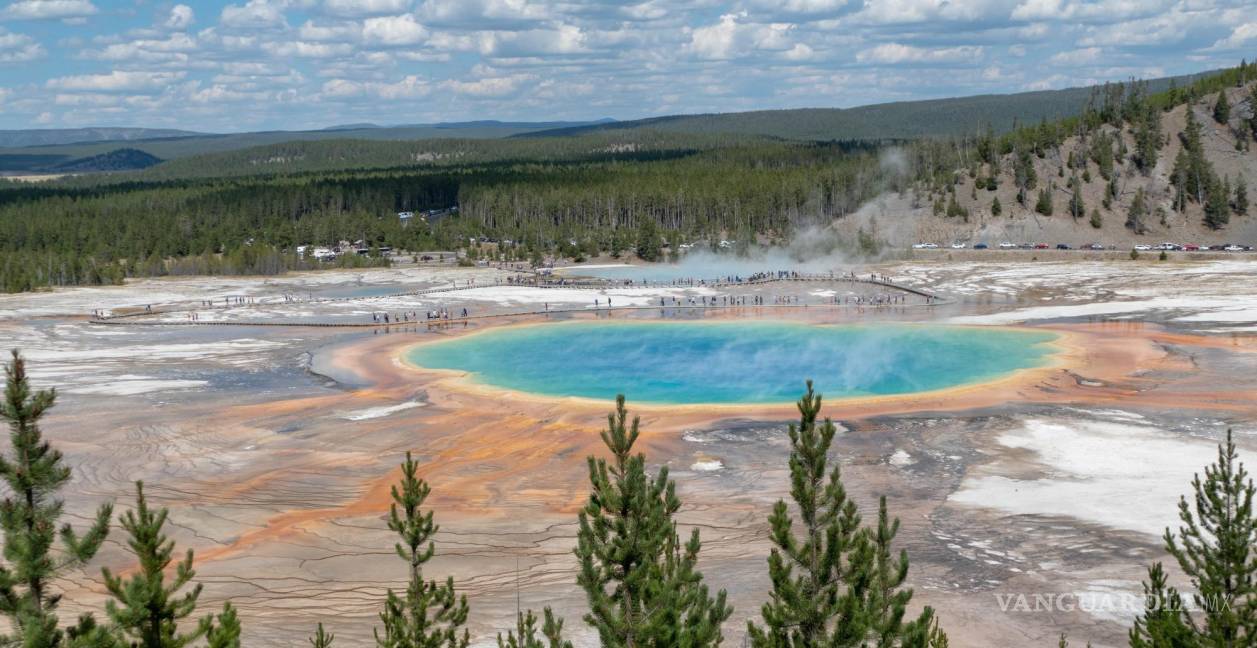 $!El parque es mundialmente famosos por sus géiseres. EFE/National Park Service