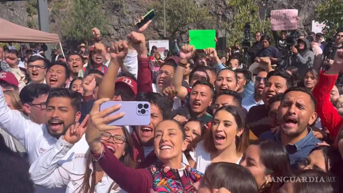 Presenta Sheinbaum a su equipo de jóvenes de la Cuarta Transformación rumbo a 2024