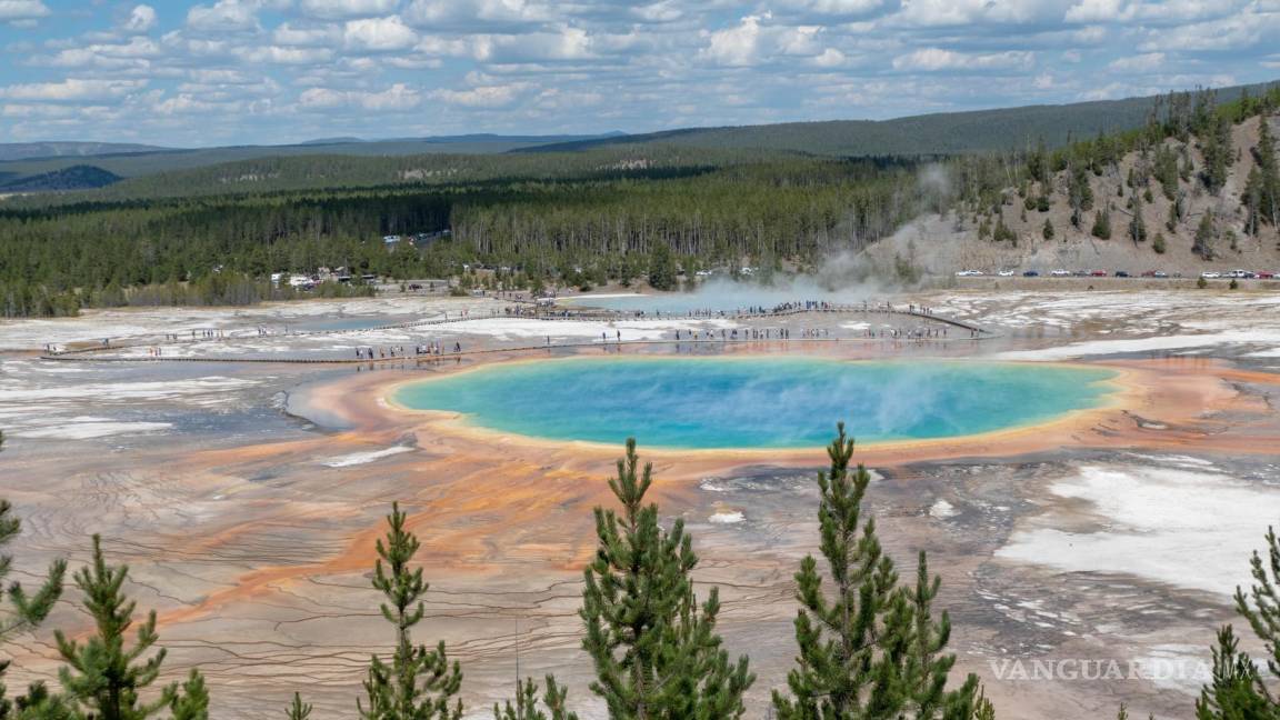 $!El parque es mundialmente famosos por sus géiseres. EFE/National Park Service